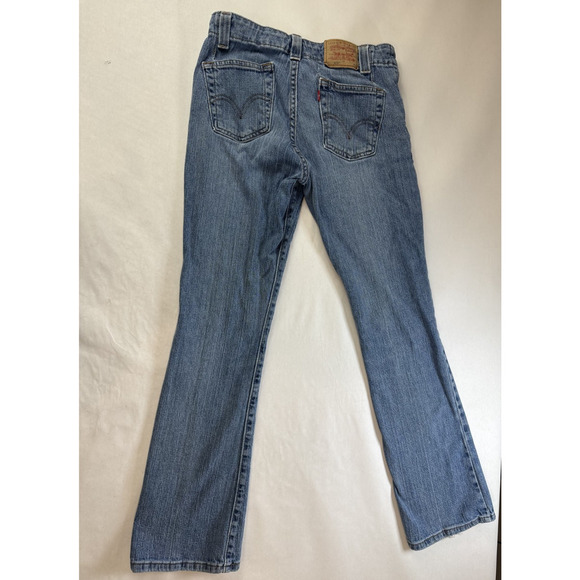Vintage Y2K Levis 525 Nouveau Low Bootcut Grunge Jean Light Wash Western Women 6 - Picture 3 of 11